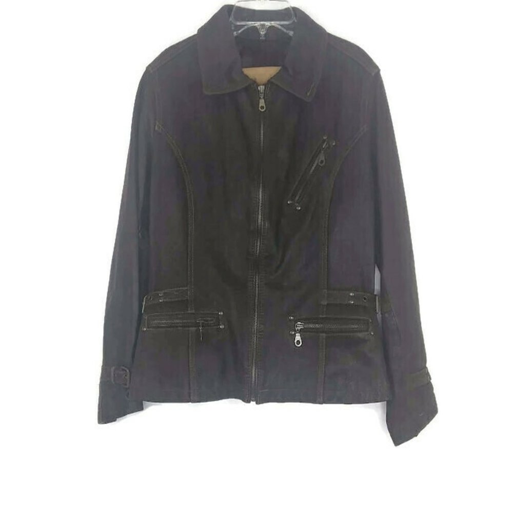 90's Lloyd's Country Club Leather Bomber Jacket